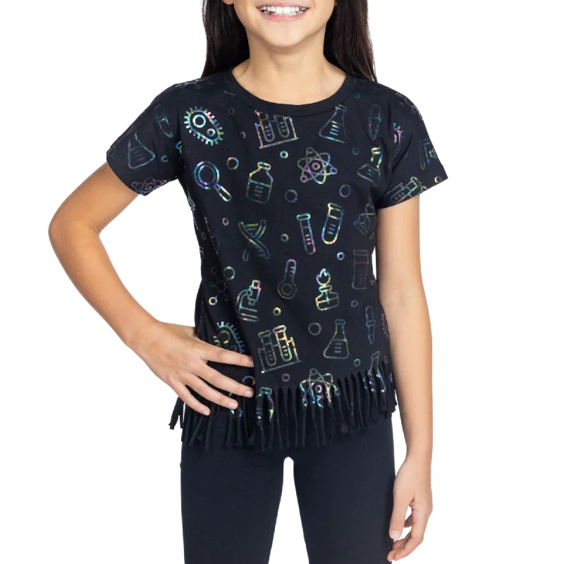 Science Foil Kids Fringe T-Shirt