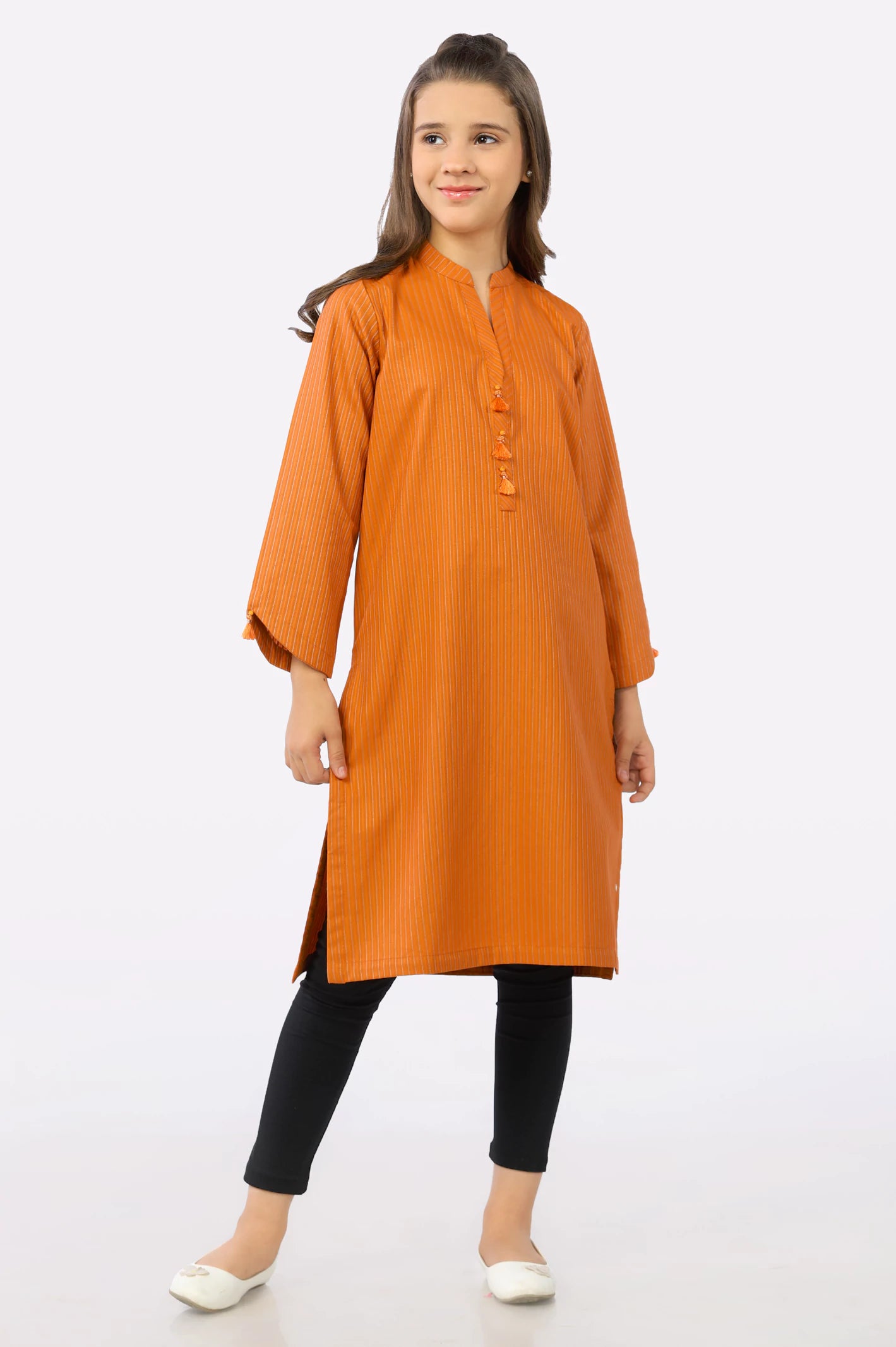 Orange Teens Kurti