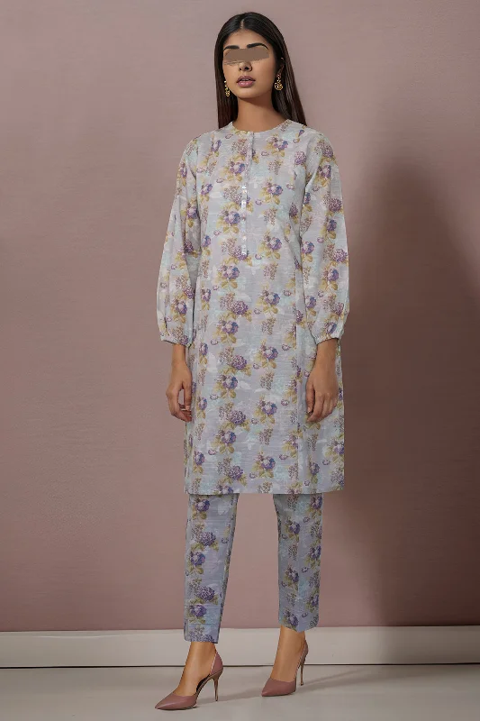 Printed Khaddar Stitched 2 Piece (Shirt/Trouser)