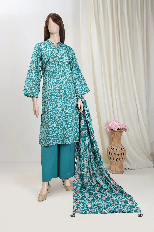 Unstitched Printed Lawn 2 Piece (Shirt/Trouser)