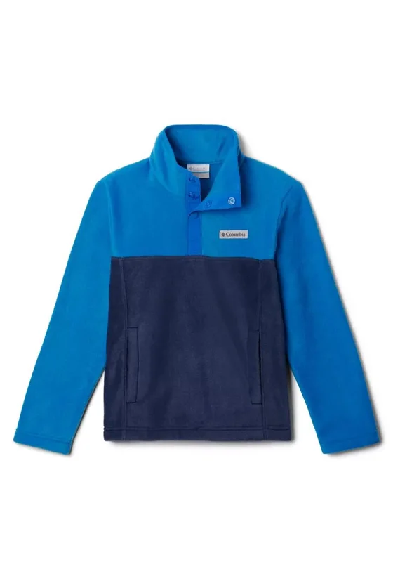 Columbia Boys Steens Mountain II Half Fleece, Blue