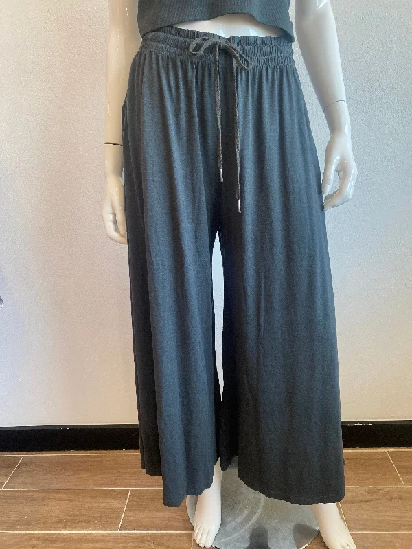 Mila - Keaton Palazzo Pant - Charcoal