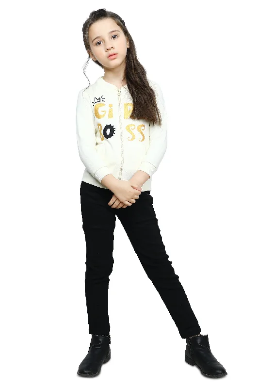 Girls Jackets SKU: KGF-0140-OFFWHITE