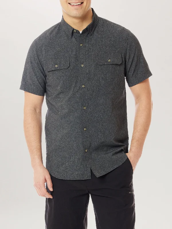 UB Tech Mesh Button-Up Shirt