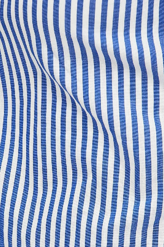 Blue Stripe Shirt Long Sleeve Stripes