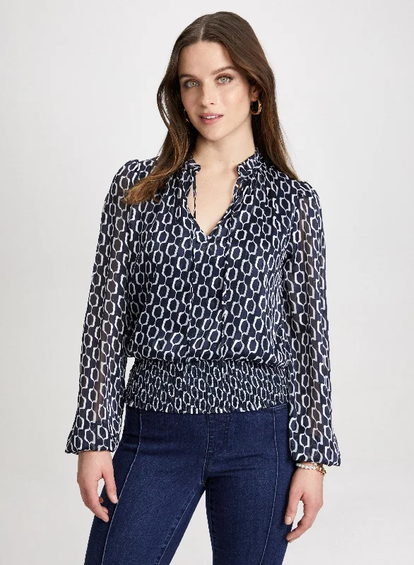 Petites / Blue Pattern / XL