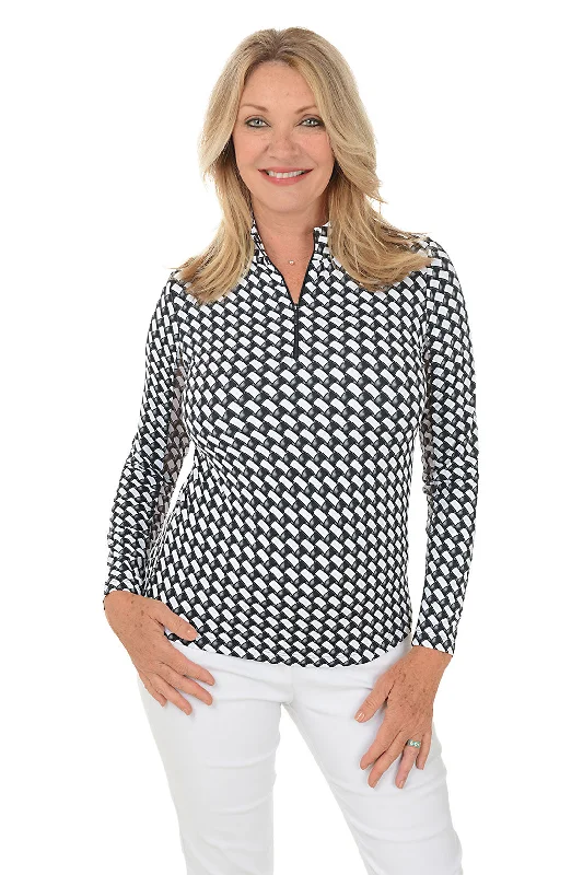 Brooke Basket Weave UPF50+ Sun Shirt