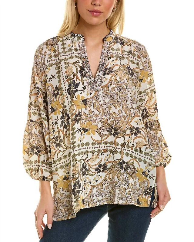 Phoenix Tunic Top In Mti