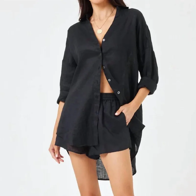 Rio Tunic Top In Black