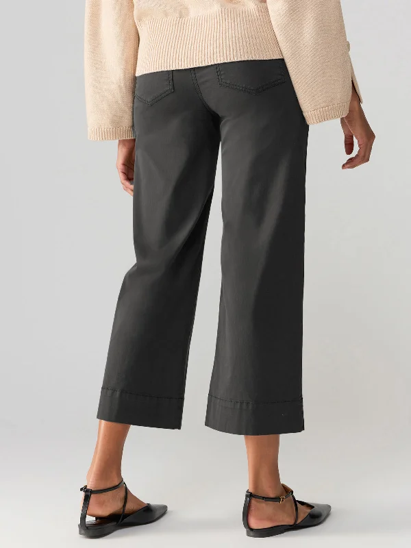 The Marine Standard Rise Crop Pant Obsidian