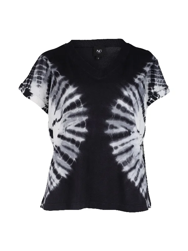 UTTA tie-dye t-shirt - Black mix