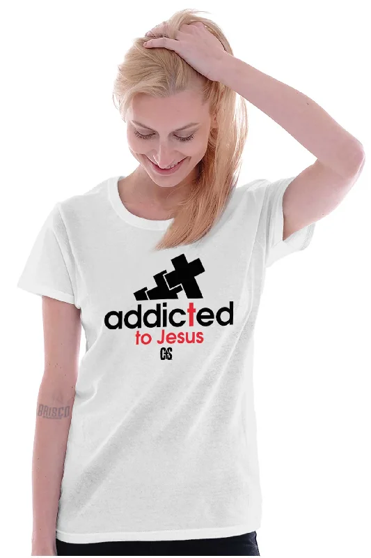 Addicted to Jesus Ladies T Shirt