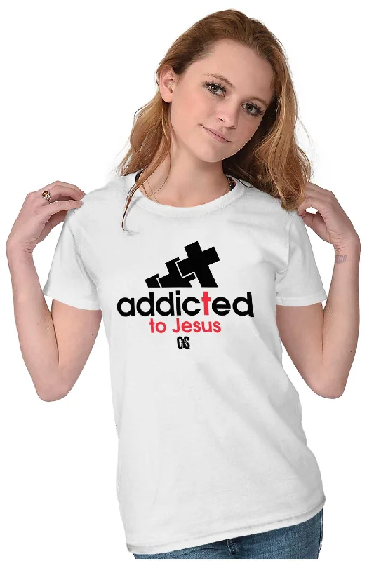 Addicted to Jesus Ladies T Shirt