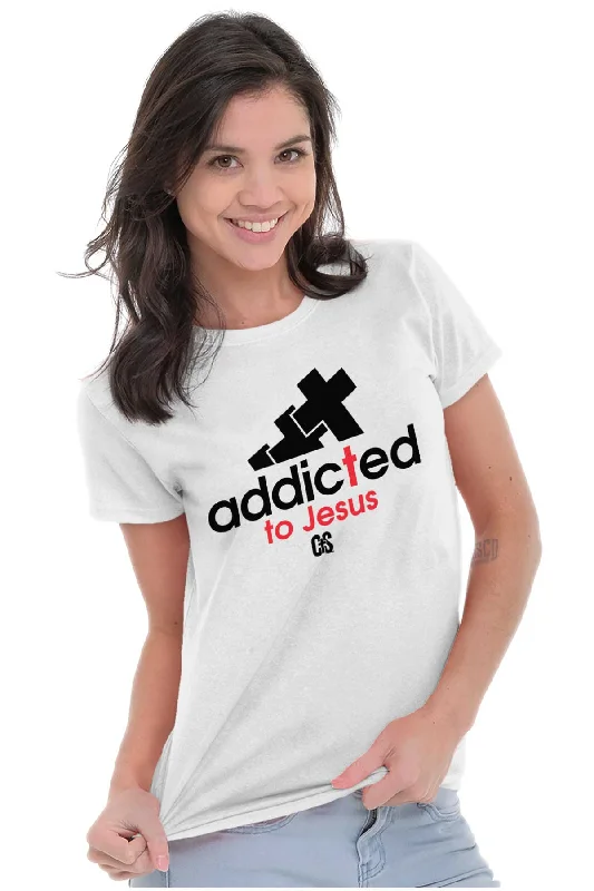 Addicted to Jesus Ladies T Shirt