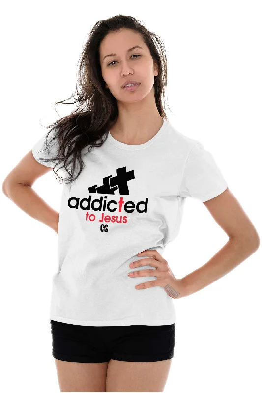 Addicted to Jesus Ladies T Shirt