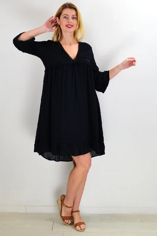 Black Bohemian Dress