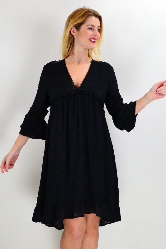 Black Bohemian Dress