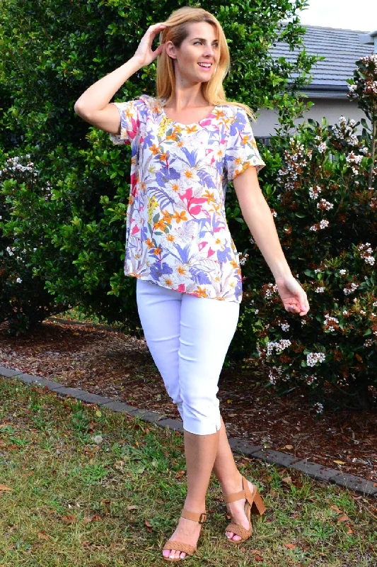 Botanical Garden Tunic Blouse