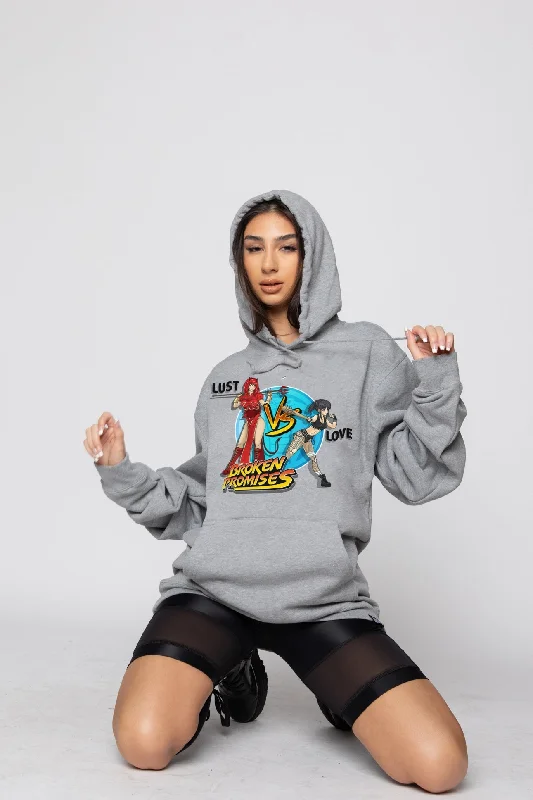 BP Love Vs Lust Hoodie Grey