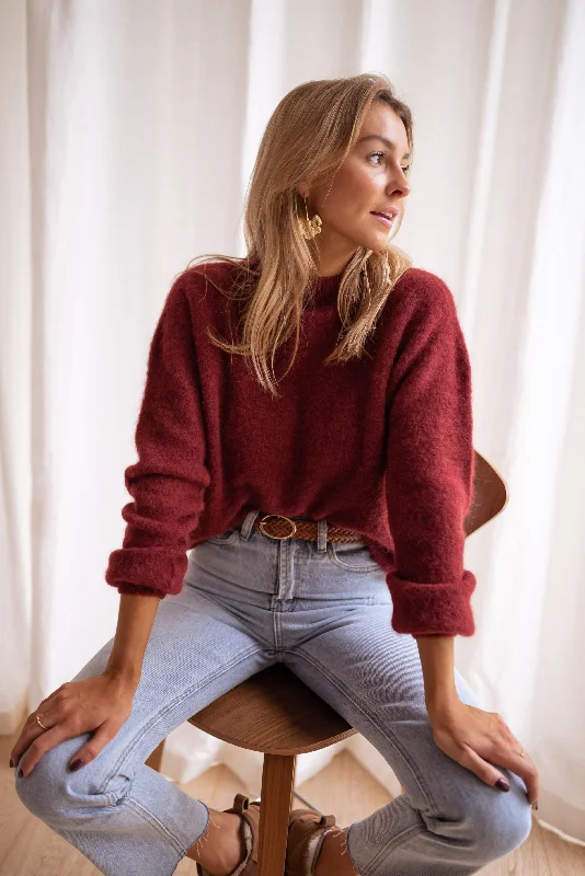 Brick Delya Sweater