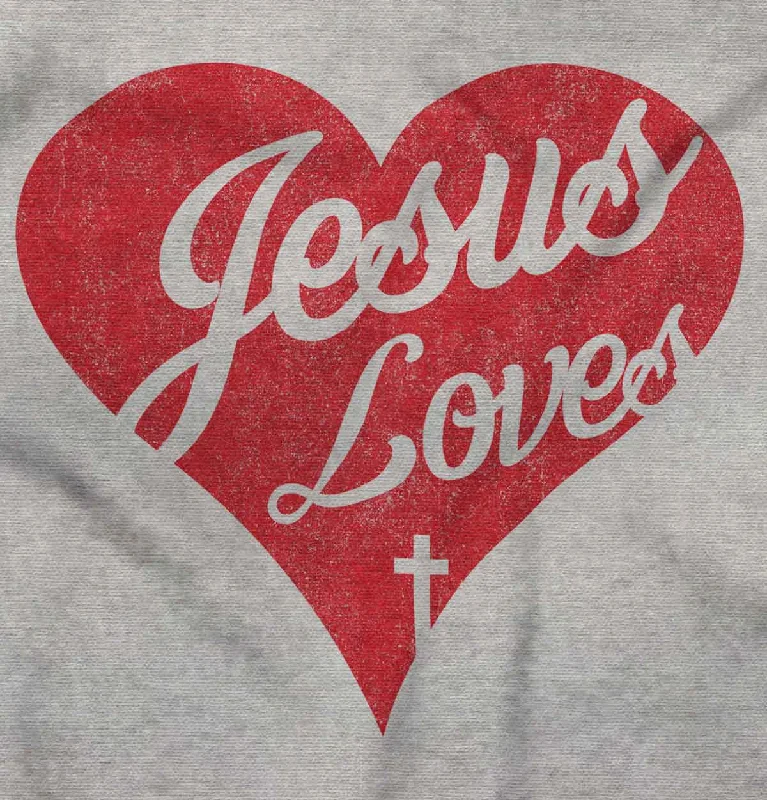 Jesus Loves Ladies T Shirt