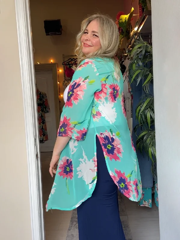 Julia Plus Size Chiffon Kimono