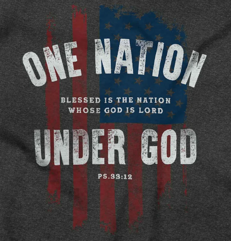 One Nation Under God Crop Top Tee