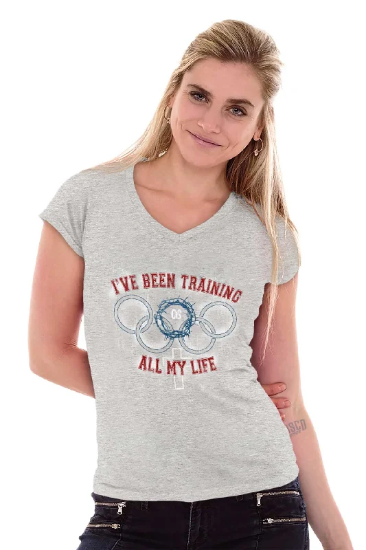 Training Junior Fit V-Neck T-Shirt