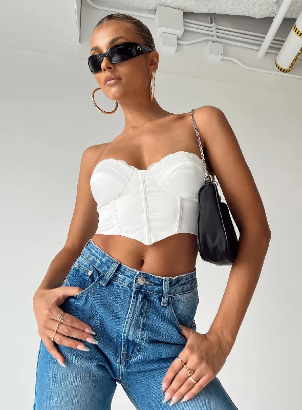 Altona Strapless Top White