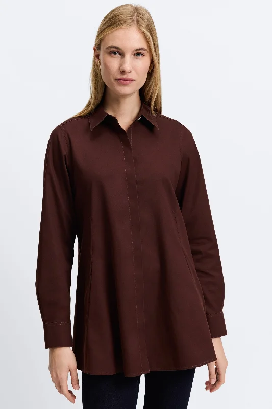 Cici Essential Pinpoint Non-Iron Tunic