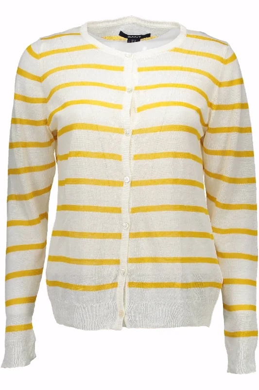 Gant Crisp  Linen-Cotton Blend Women's Cardigan