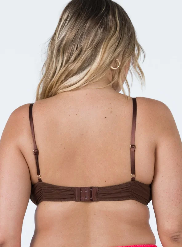 Gemma Bralette Brown