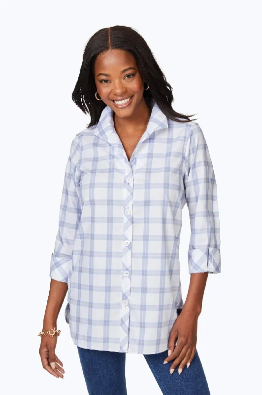 Pandora Non-Iron Breezy Plaid Tunic