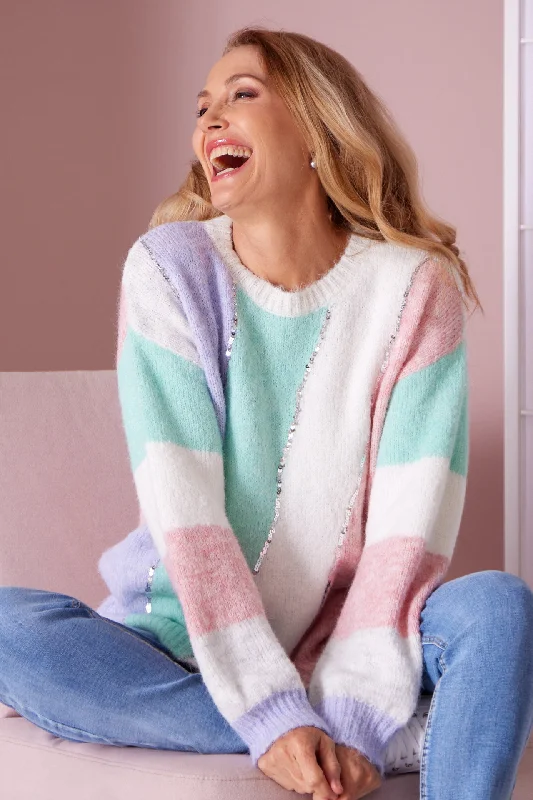 Rochelle Knit Jumper - Macaron