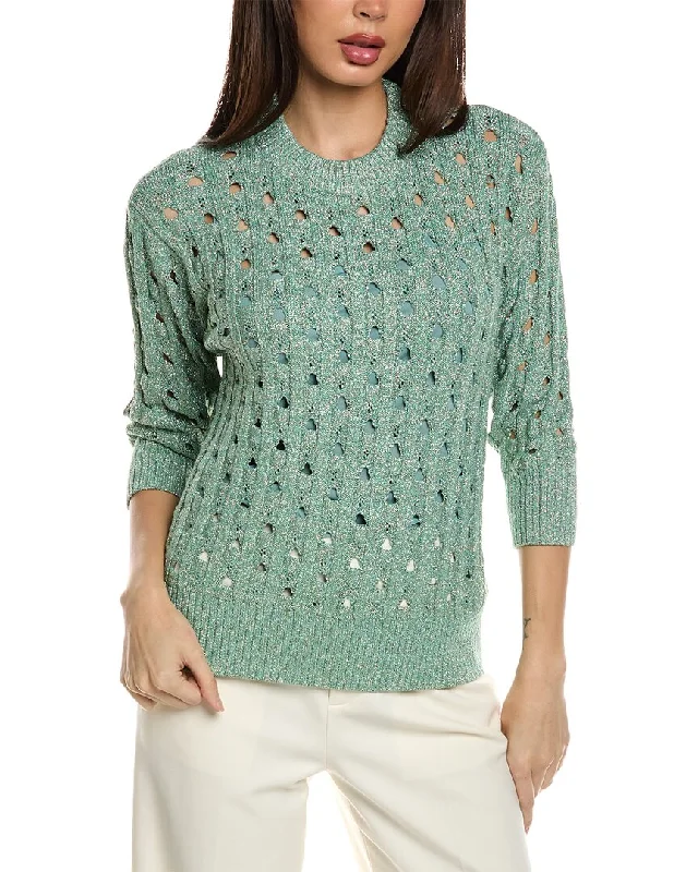 St. John Crochet Sweater