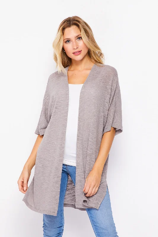 T10197HACCI  Dolman Sleeve Cardigan