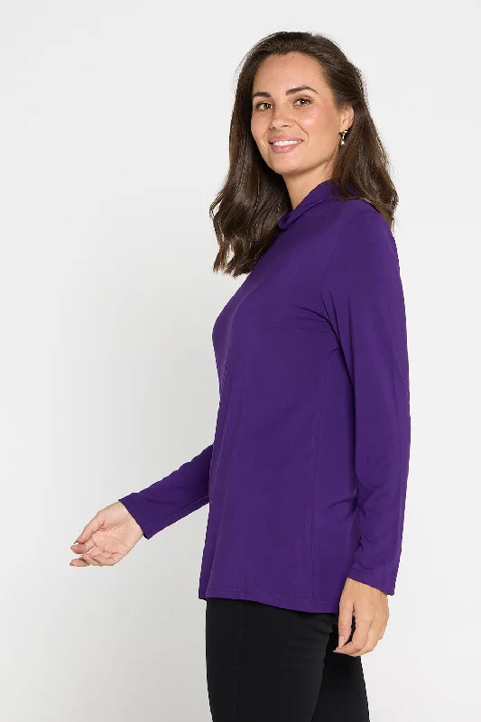 Deb Bamboo Skivvy - Eggplant