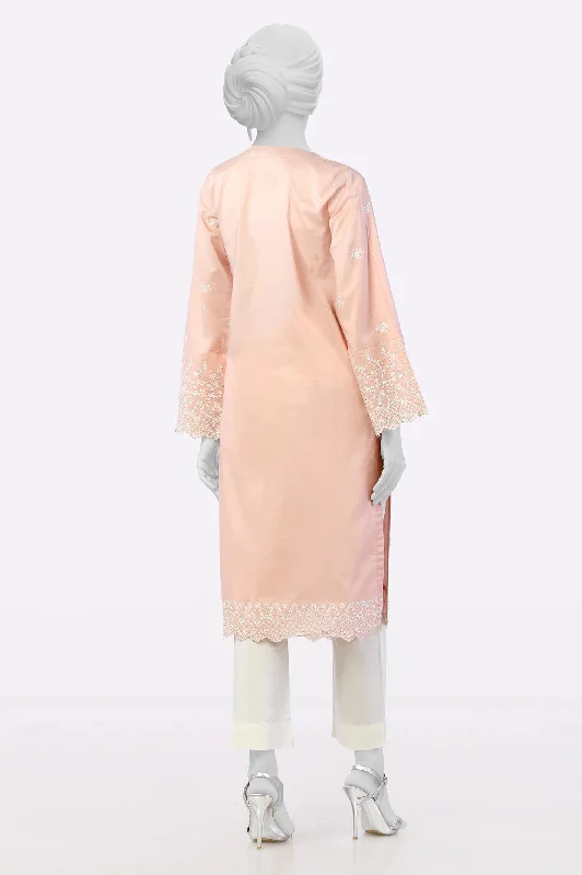 Light Pink Embroidered Kurti