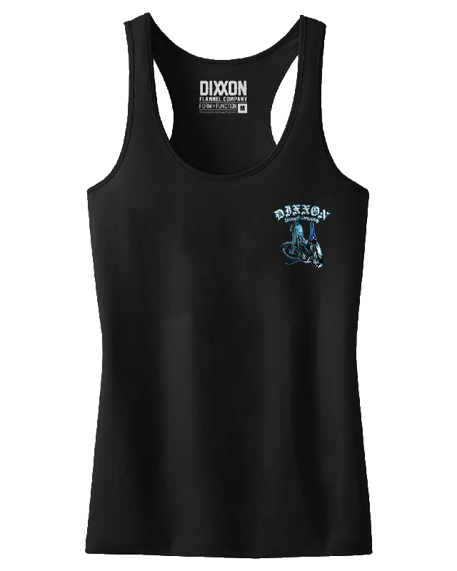 Women's Classic Chopper Fitted Tank - Black