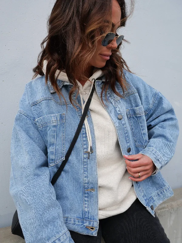 All About Eve Sydney Jacket Light Blue