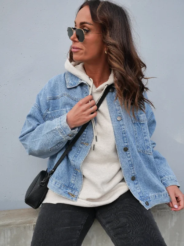 All About Eve Sydney Jacket Light Blue