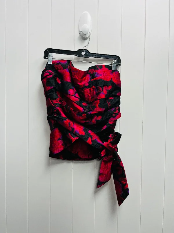 Black & Red Top Sleeveless White House Black Market, Size 14