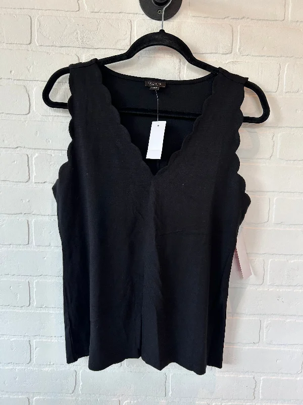 Black Top Sleeveless Ann Taylor, Size M