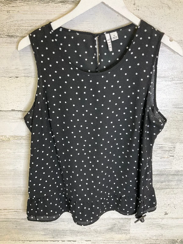 Black Top Sleeveless Elle, Size M