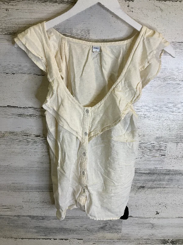 Cream Top Sleeveless Old Navy, Size S