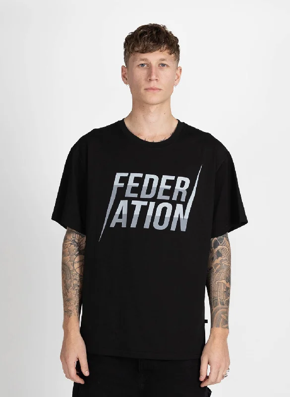 Federation Mens Our Tee On Point Big Black