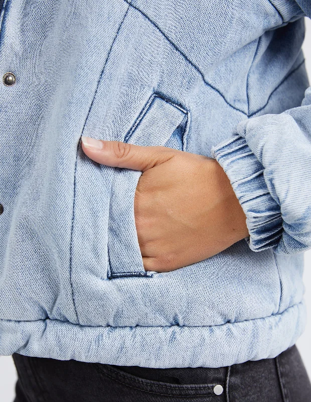 Foxwood Rosealee Denim Jacket Vintage Mid Blue