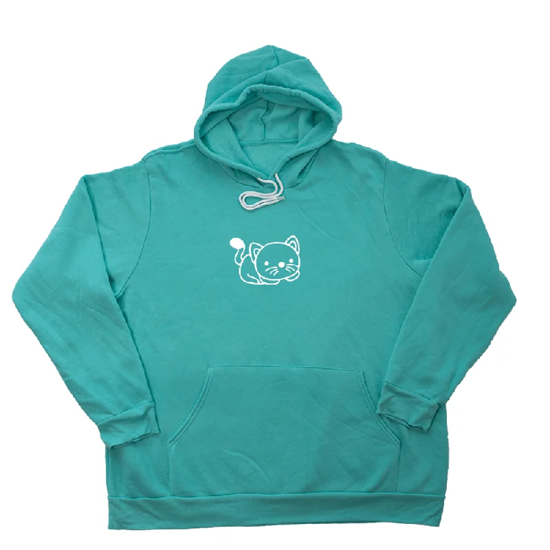 Kitty Outline Giant Hoodie