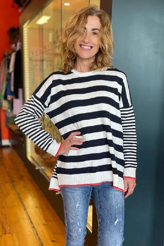 Navy Stripe Knit By Pixi Carnival