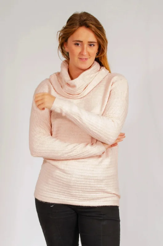 Ribbed Roll Neck Jumper